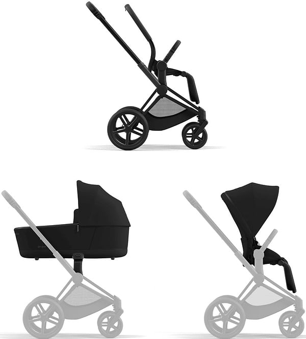 Фото - Шасі для коляски Cybex Priam&каркас Matt Black