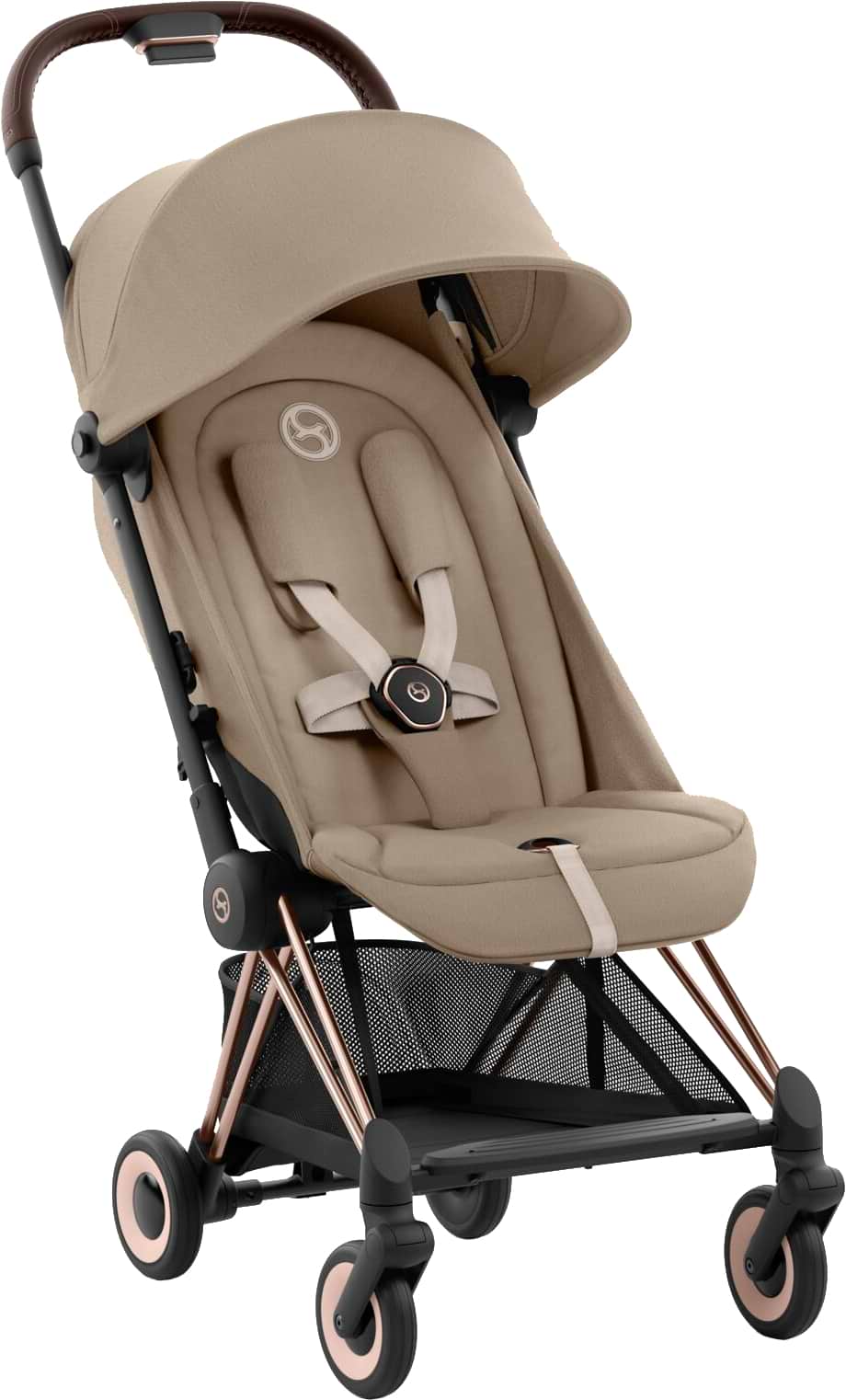 Коляска прогулочная Cybex Coya Rosegold Cozy Beige (522005183)