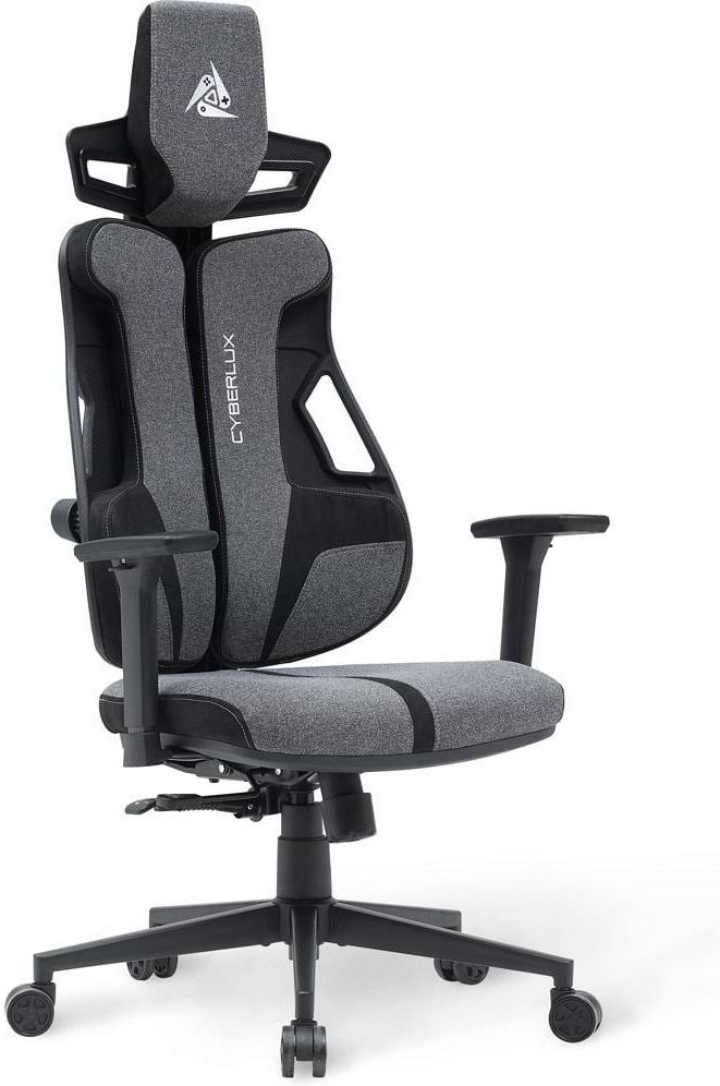 Крісло для геймерів Cyberlux V8 Fabric Grey (GM-V8 FG)