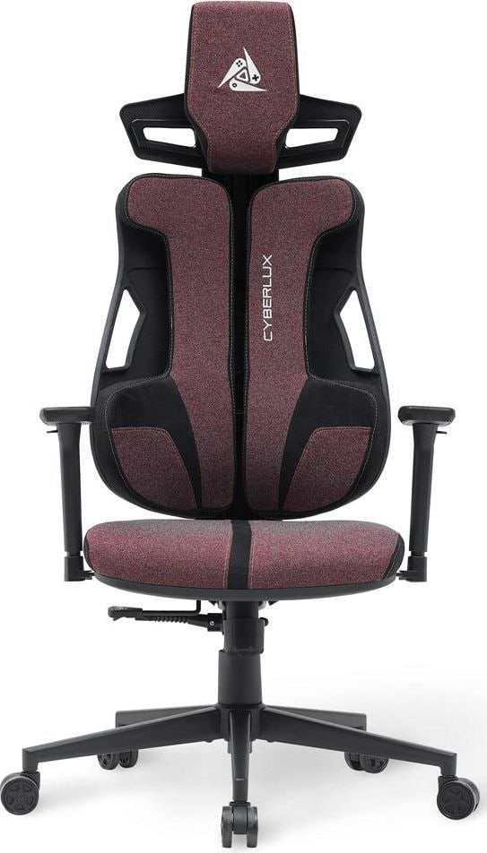 Крісло для геймерів Cyberlux V8 Fabric Red (GM-V8 FR)