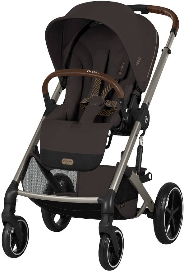 Коляска прогулянкова Cybex Balios S Lux TPE Chocolate Brown (з бампером) (526001205)