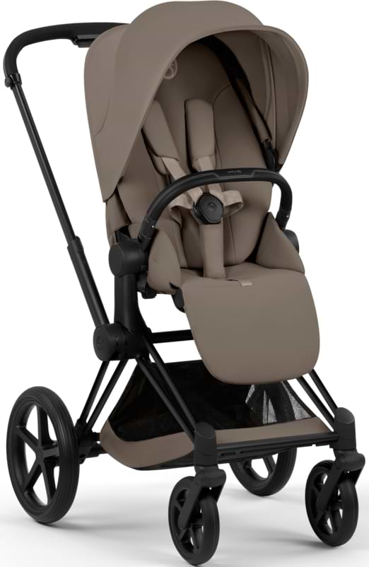 Коляска универсальная 2 в 1 Cybex Priam 2в1 BLK Coconut Brown