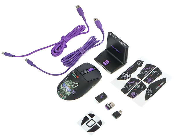 Фото - Мышь беспроводная игровая Bloody R73 Ultra Duo (Cypher Ghost)