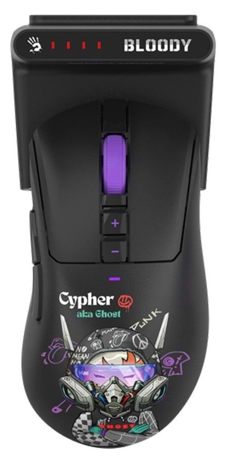 Мышь беспроводная игровая Bloody R73 Ultra Duo (Cypher Ghost) - Фото 1
