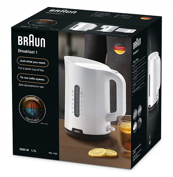 Фото - Електричний чайник Braun WK 1100 WH