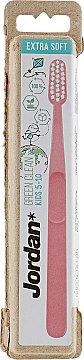 Фото - Зубна щітка мануальна дитяча Jordan Green Clean Kids, 5-10 років, середня жорсткість (1200552)