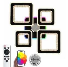 Люстра VALESO з музичною колонкою та RGB YZD1275 Black