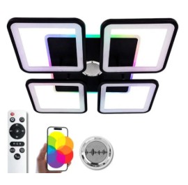 Люстра VALESO с музыкальной колонкой и RGB YZD1268 Black