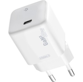 Сетевое зарядное устройство Intaleo GaN 20W Type-C INT-TCGN201C White (1283126637230)