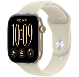 Смарт-часы Apple Watch Series 12 GPS + eSIM 42mm Light Gold Aluminium Case with Sand Sport Band - S/M
