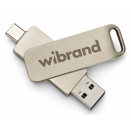 SSD-накопитель внешний Wibrand Wolf 1TB USB 3.2 Gen.2 Type-C/Type-A Read/Write Silver (WIEXSSD/WO1TB)
