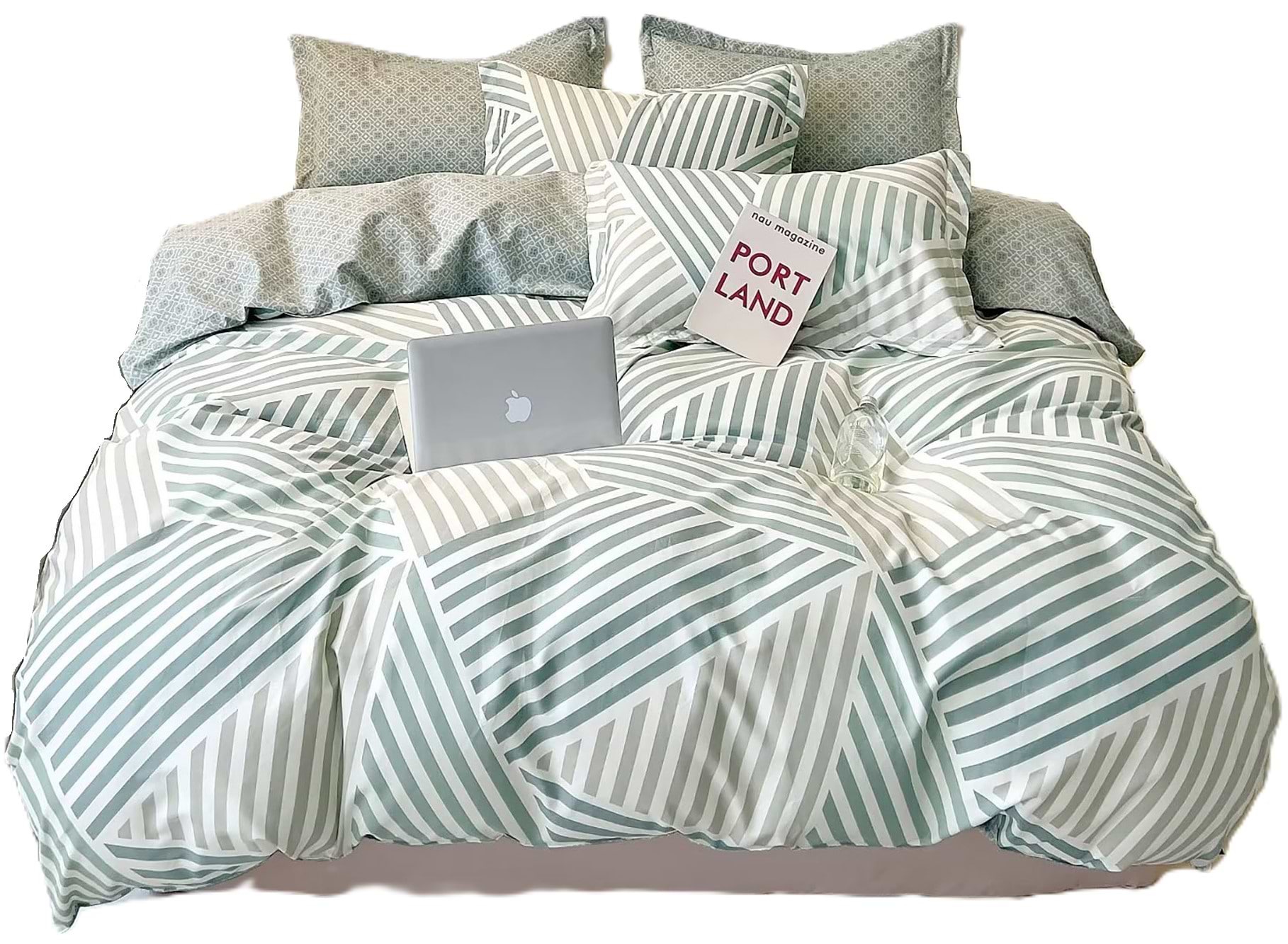 Комплект постельного белья Home Line ПОРТЛЕНД 200х220 см сатин (182986)