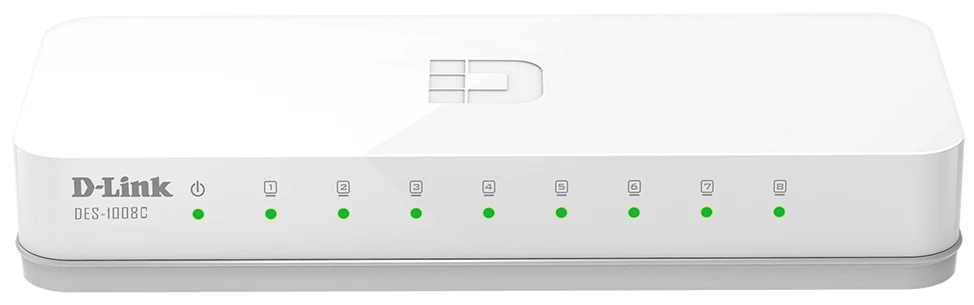 Коммутатор локальной сети (Switch) D-Link DES-1008C/E