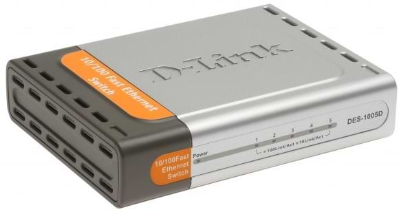 Коммутатор локальной сети (Switch) D-Link DES-1005D - Фото 1