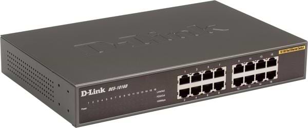 Коммутатор локальной сети (Switch) D-Link DES-1016D/F1 - Фото 1