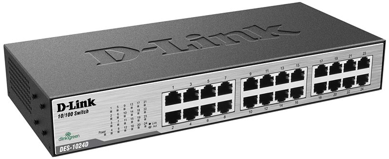 Комутатор локальної мережі (Switch) D-Link DES-1024D