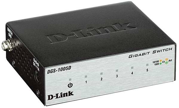 Фото - Комутатор локальної мережі (Switch) D-Link DGS-1005D