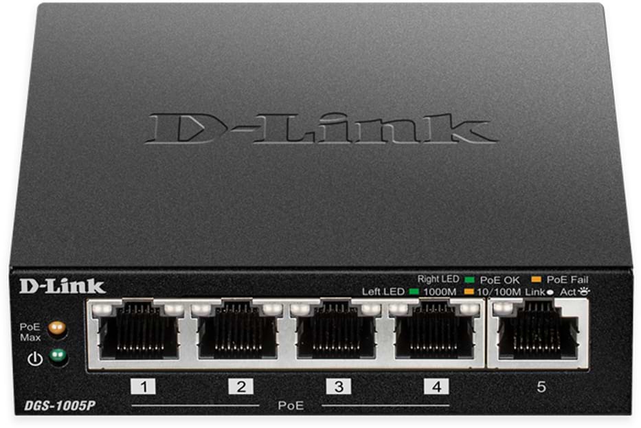 Коммутатор локальної мережі (Switch) D-Link DGS-1005P