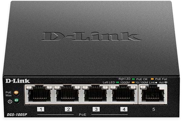 Фото - Коммутатор локальной сети (Switch) D-Link DGS-1005P