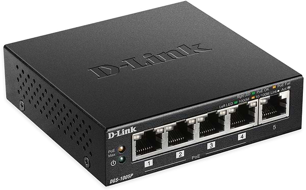 Фото - Коммутатор локальной сети (Switch) D-Link DGS-1005P