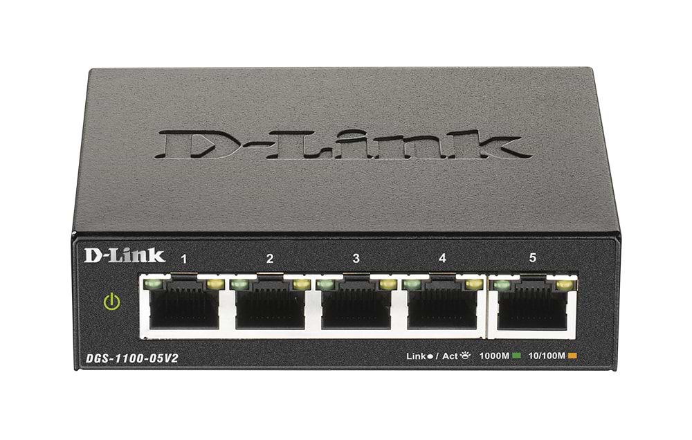 Коммутатор локальной сети (Switch) D-Link DGS-1100-05V2 - Фото 1