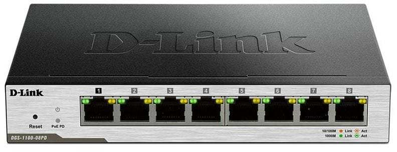 Уценка - Коммутатор локальной сети (Switch) D-Link DGS-1100-08PD