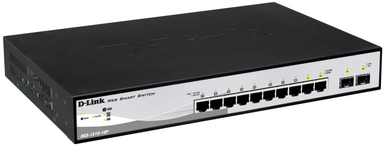Коммутатор локальной сети (Switch) D-Link DGS-1210-10 - Фото 1
