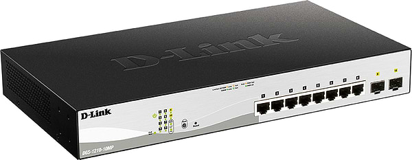 Фото - Коммутатор локальної мережі (Switch) D-Link DGS-1210-10MP