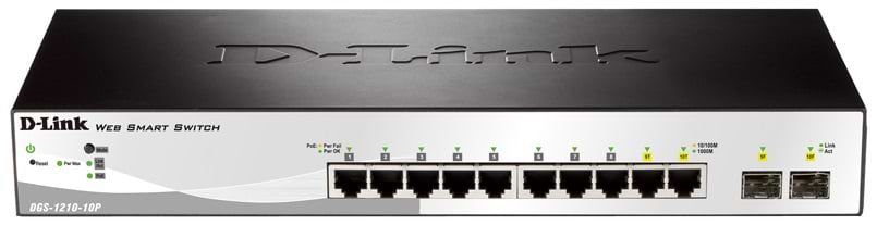 Коммутатор локальной сети (Switch) D-Link DGS-1210-10P - Фото 1