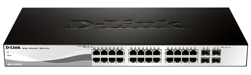 Коммутатор локальной сети (Switch) D-Link DGS-1210-28 - Фото 1