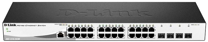 Коммутатор локальной сети (Switch) D-Link DGS-1210-28P/ME - Фото 1