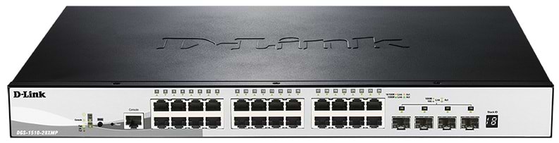 Коммутатор локальной сети (Switch) D-Link DGS-1510-28XMP - Фото 1