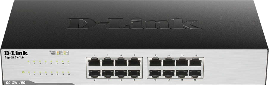 Коммутатор локальной сети (Switch) D-Link GO-SW-16G - Фото 1