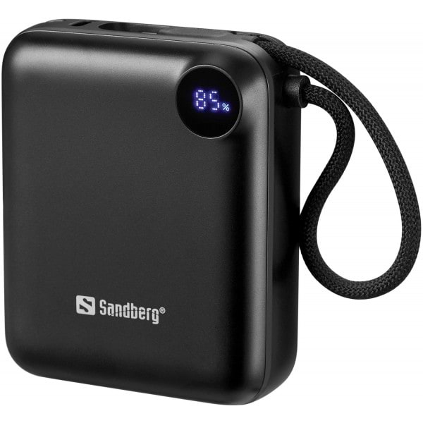 Купити Батарея мобільна Sandberg 10000mAh 20W PD,QC3.0, USB-C In/Out, with 2 cables USB-C (421-26) - Фото 1 Батарея мобільна Sandberg 10000mAh 20W PD,QC3.0, USB-C In/Out, with 2 cables USB-C (421-26) - Фото 1