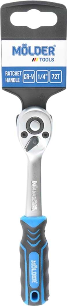 Ключ-трещетка Molder Cr-V 1/4 72T (MT64072)