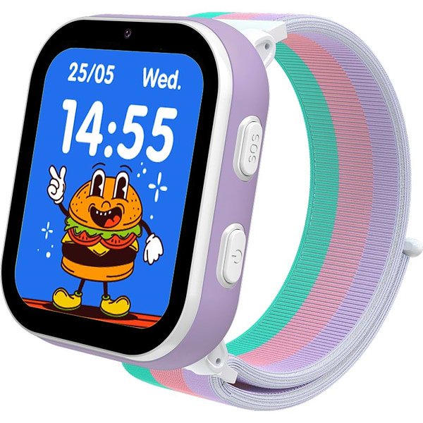 Фото - Уцінка - Дитячий годинник Gelius GP-PK008 (Rainbow) GPS/4G White