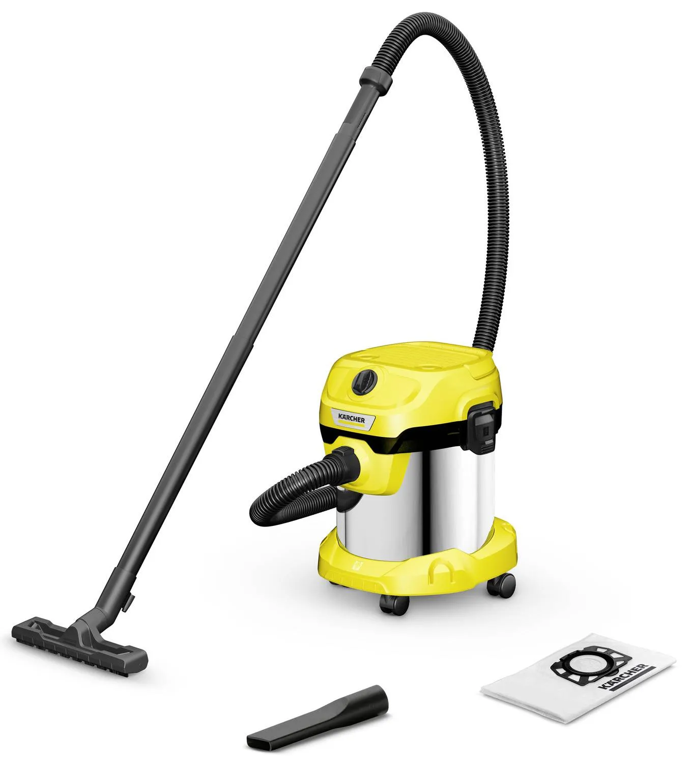 Пилосос для сухого прибирання з мішком Karcher WD 2 Plus S V-15/4/18 Premium (1.628-050.0)