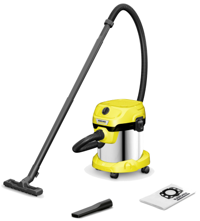 Пылесос для сухой уборки с мешком Karcher WD 2 Plus S V-15/4/18 Premium (1.628-050.0) - Фото 1