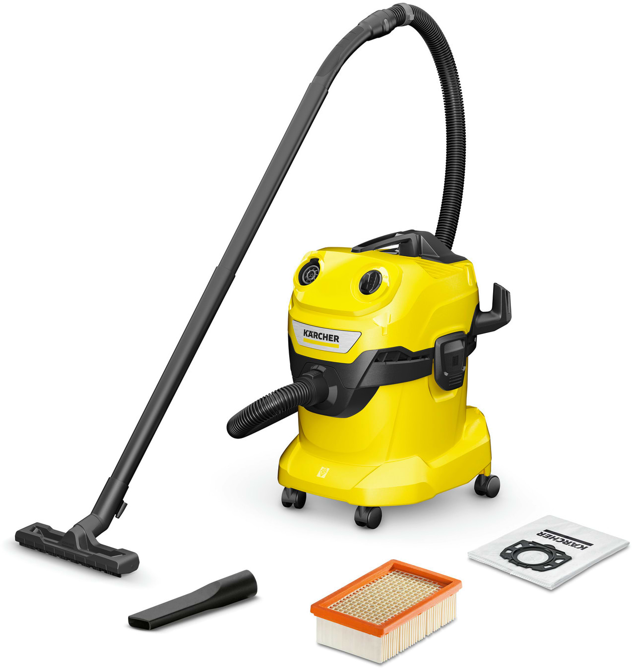 Пылесос для сухой уборки с мешком Karcher WD 4 V-20/5/22 (1.628-209.0) - Фото 1