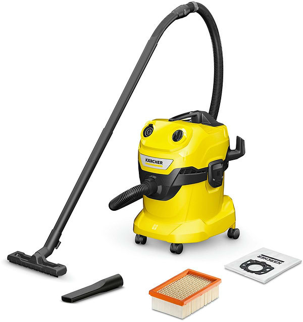 Фото - Пылесос для сухой уборки с мешком Karcher WD 4 V-20/5/22 (1.628-209.0)