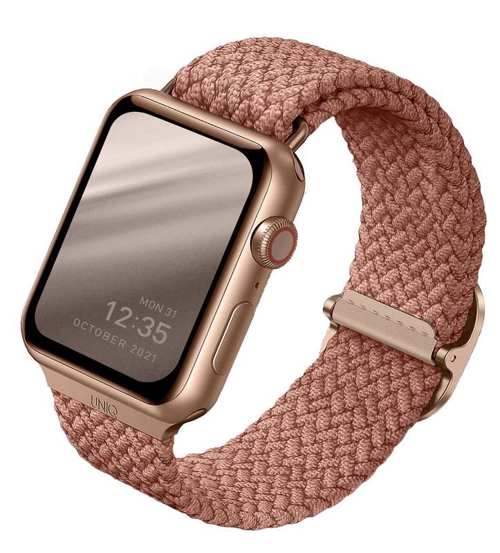Ремінець для смарт-годинника Uniq Aspen Braided Apple Watch Strap 40/38mm Grapefruit Pink