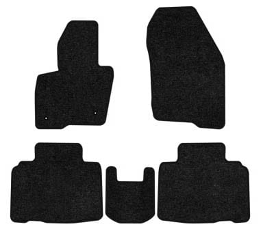 Коврики ворсовые в салон авто EVAtech Standard для Ford Edge 2014-2018 2 поколение SUV USA черный кант FD12345CG5LA2VEB