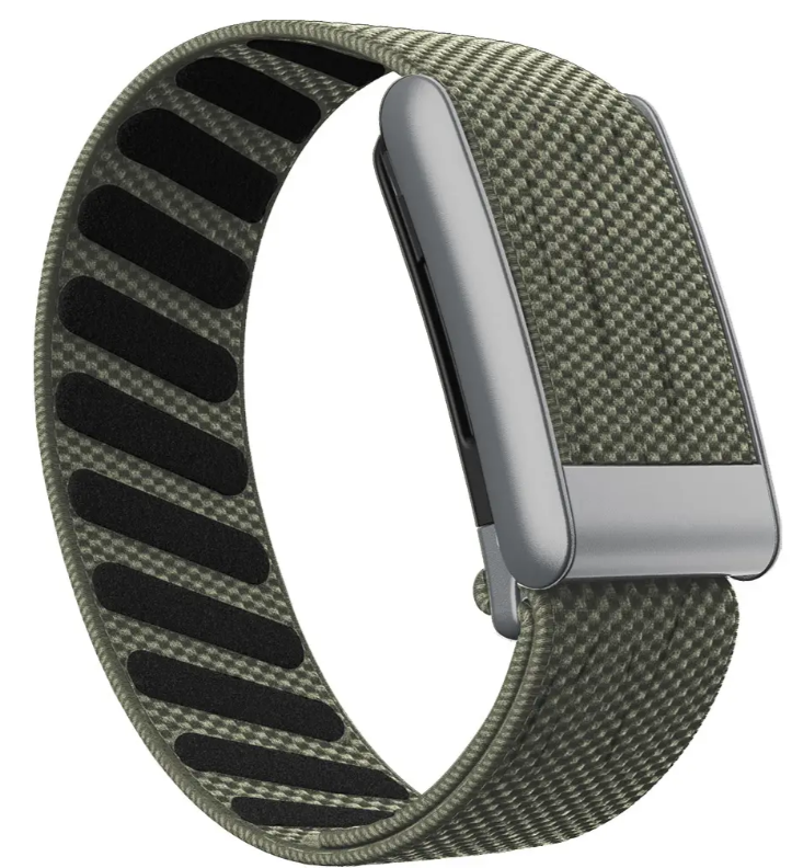 Ремешок для фитнес-браслета Armorstandart SuperKnit for Whoop 5.0 Khaki with Silver (ARM93107)