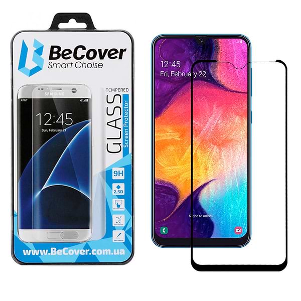 Фото - Защитное стекло для смартфона BeCover Samsung Galaxy A50 SM-A505/A50s SM-A507 Black (703444)