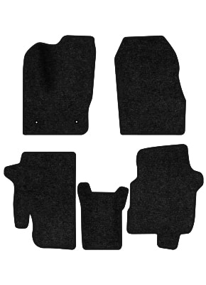 Коврики ворсовые в салон авто EVAtech Standard для Ford Tourneo Connect пас. 2012 2 поколение Minivan USA черный кант FD1454CD5CP2VEB