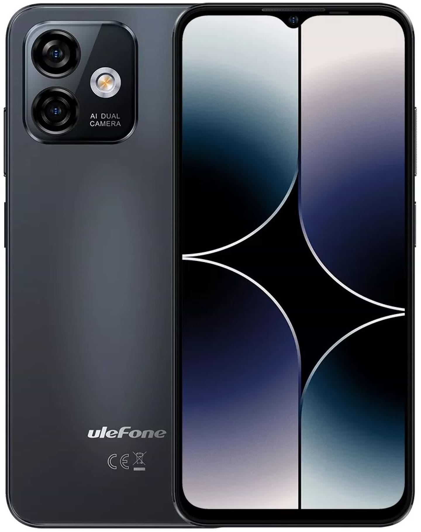 Смартфон Ulefone Note 16 Pro 4/128Gb NFC Meteorite Black - Фото 1