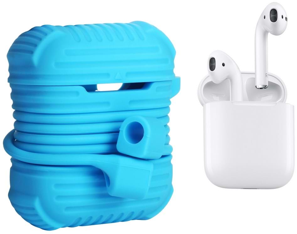 Чохол для навушників i-Smile Armour for Apple AirPods IPH1437 Blue (702331)