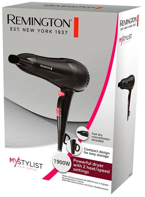 Фото - Уценка - Фен Remington D2000 My Stylist Hairdryer