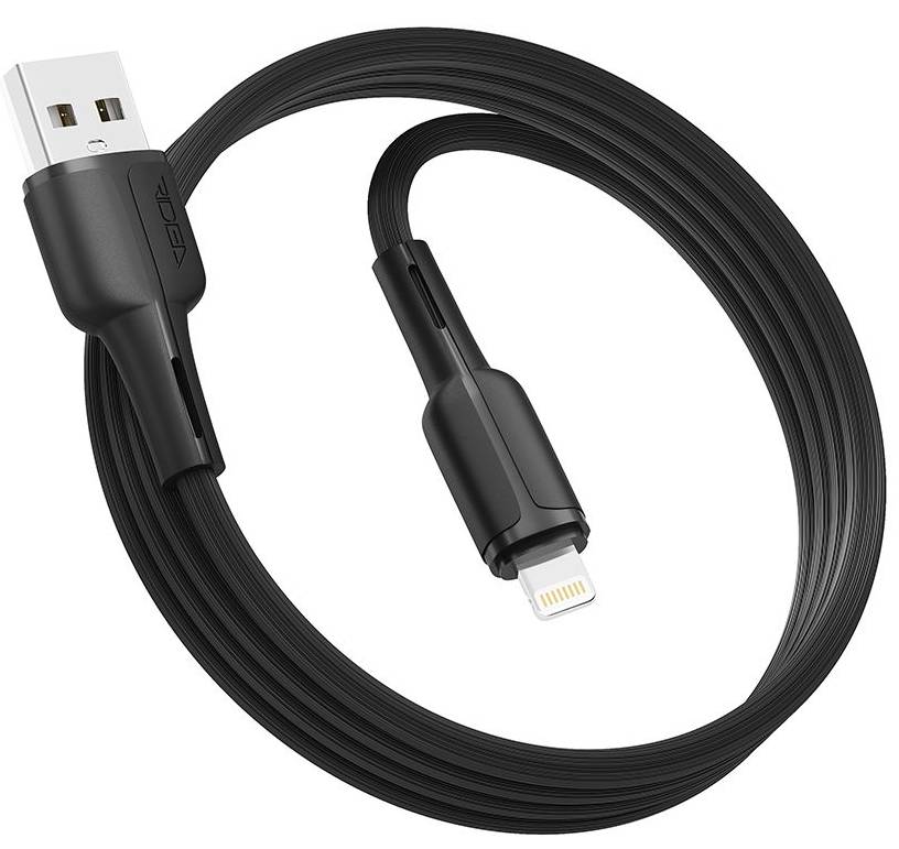 Кабель синхронізації даних Ridea Prima 12W Lightning Black (RC-M131)