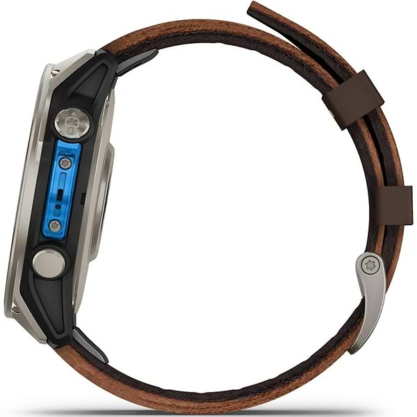 Фото - Смарт-часы Garmin D2 Mach 2, 47mm, Saph, Bare Ti/Blk w/LthrBd (010-02904-31)